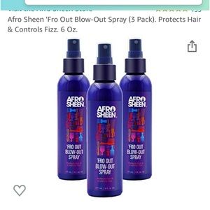 AFRO SHEEN ‘Fro Out Blow-Out Spray, 3-pack, 6.8 oz/each